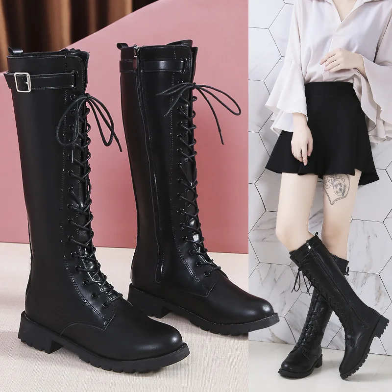Women'S Fashion Trends 2025 - Winter New Round Head Thick Soled