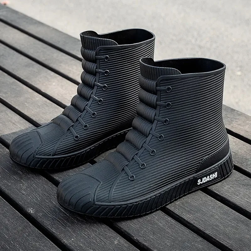 Women'S Fashion Gumboots - Couple Rain Boots Fashion Rubber Gumboot