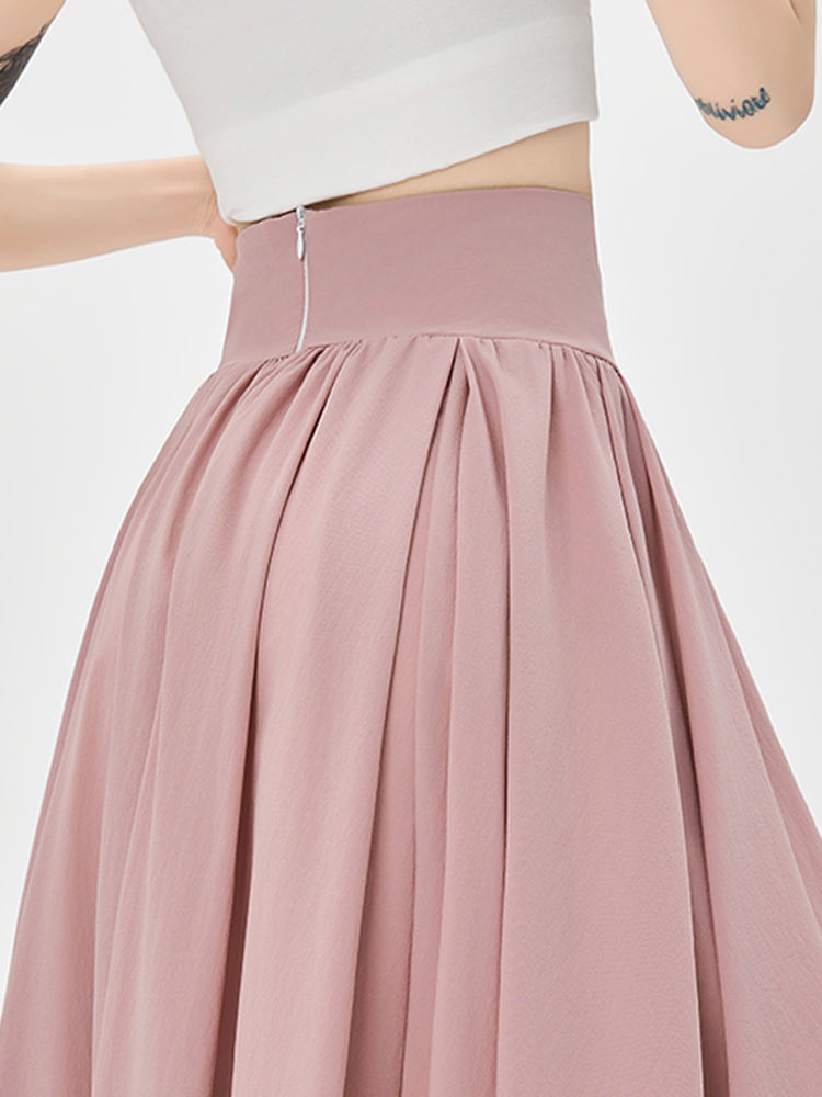 Women'S Fashion Umbrella - Solid Color Suit Skirt High Waist