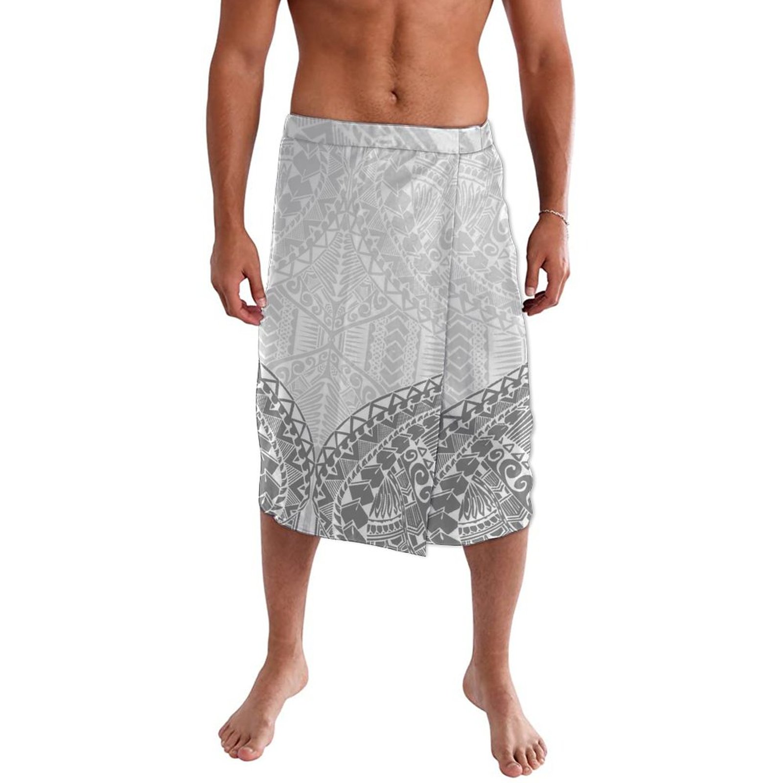Printed Wrap Skirt - Pacific Islands Men Clothing Lavalava Ie