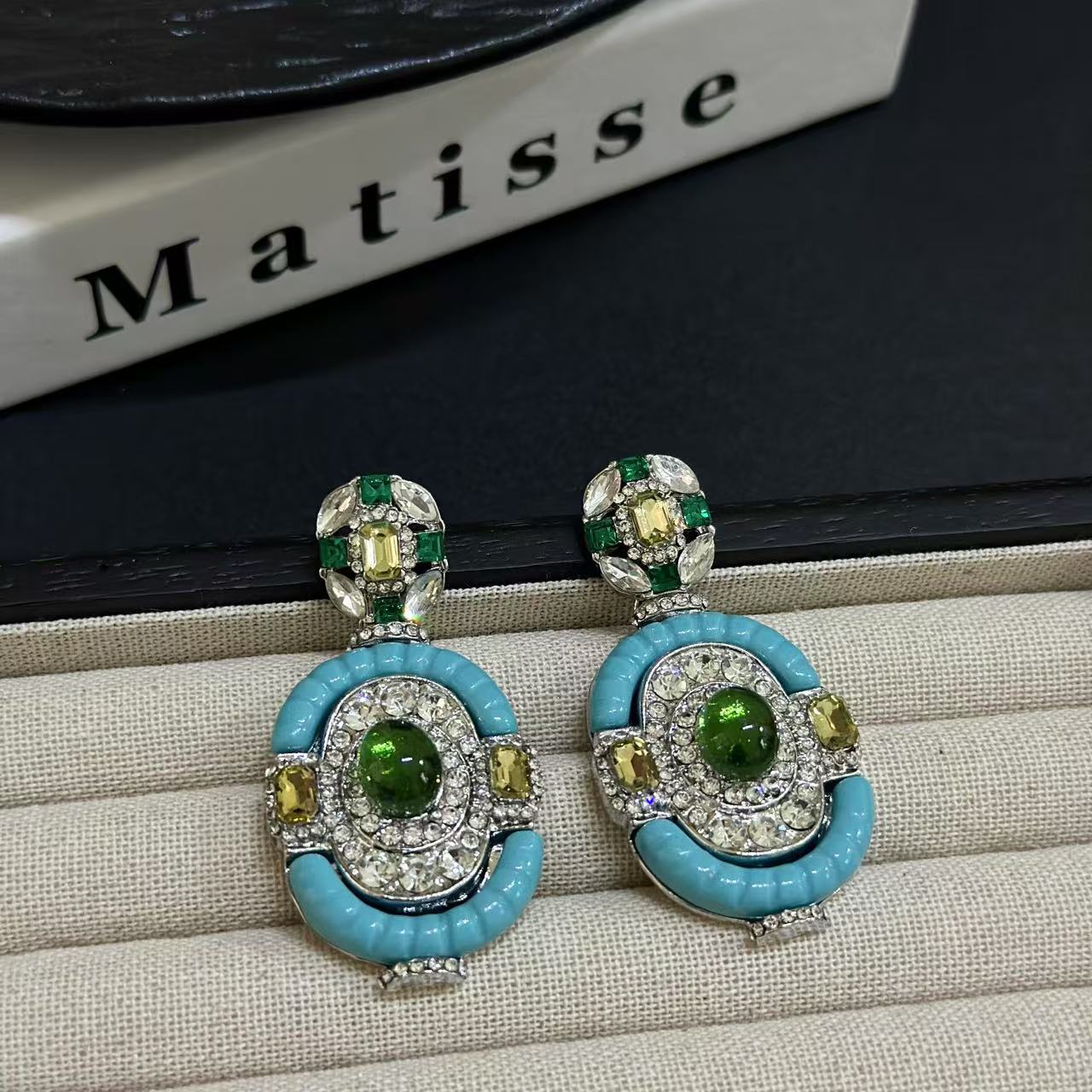Vintage Turquoise Emerald Silv - Women'S Fashion Victorian Era recension och pris