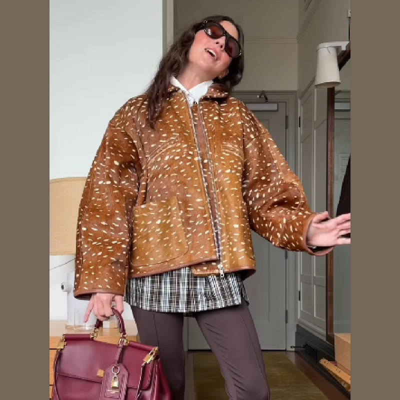 Retro Trendy Short Jacket Lape - Women'S Fashion Edgy recension och pris