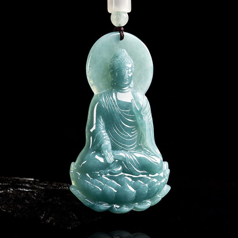 Natural Burmese Jadeite Buddha - Women'S Fashion recension och pris