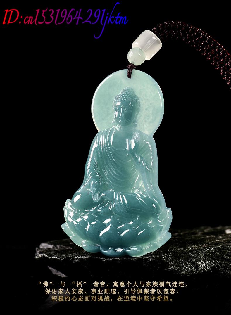 Natural Burmese Jadeite Buddha - Women'S Fashion recension och pris