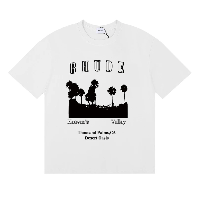 Fashionable Brand Rhude T-shir - Women Fashion Brand Logo recension och pris