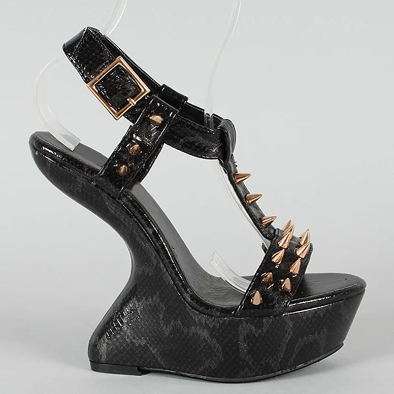 Metal Rivet Strange Style Patc - Fashion Women Belt recension och pris