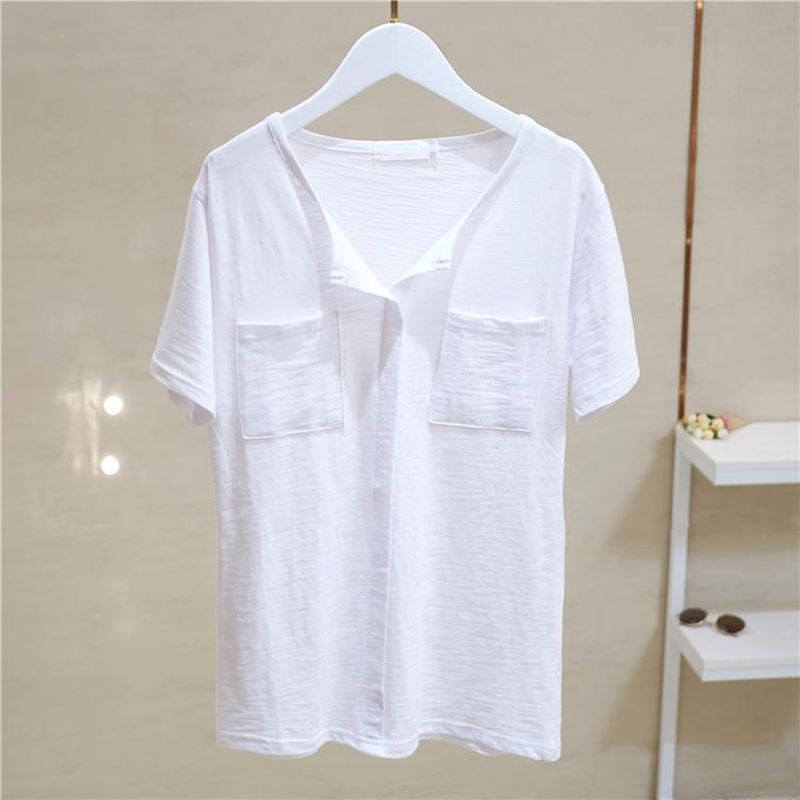 Summer Trend Slub Cotton T Shi - Women'S Fashion Trends 2026 Spring Summer recension och pris