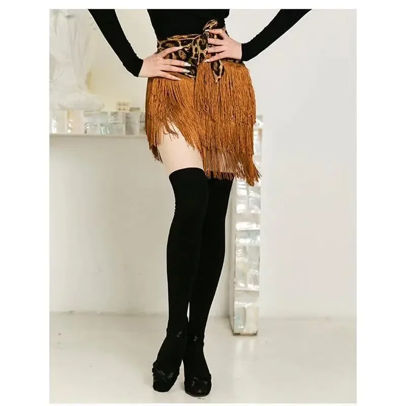 Latin Dance Skirt Leopard Prin - Printed Wrap Skirt recension och pris