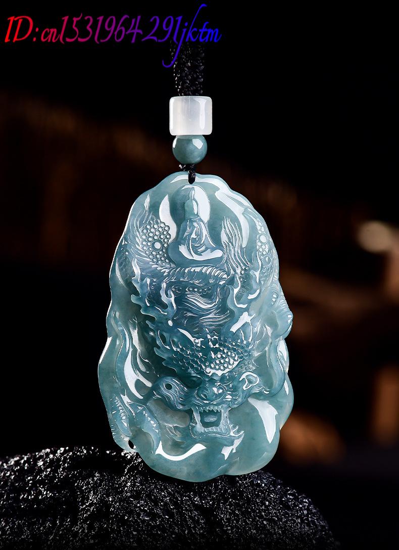 Natural Burmese Jadeite Dragon - Women'S Fashion recension och pris