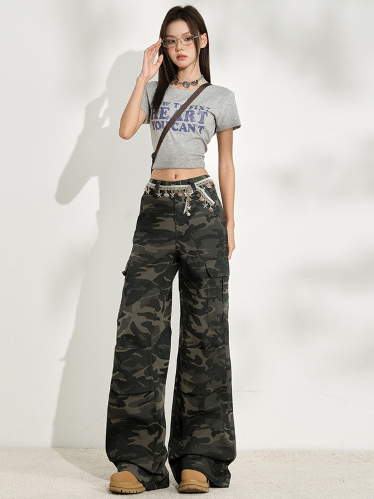 Fashion Camouflage Women Jeans - Women'S Fashion Utility Pants recension och pris