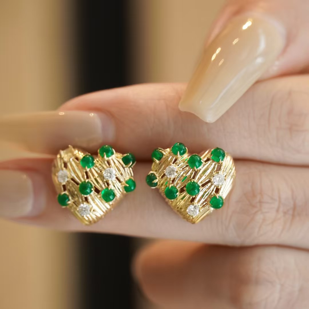 Retro14K Gold Filled Emerald D - Women'S Fashion Victorian Era recension och pris