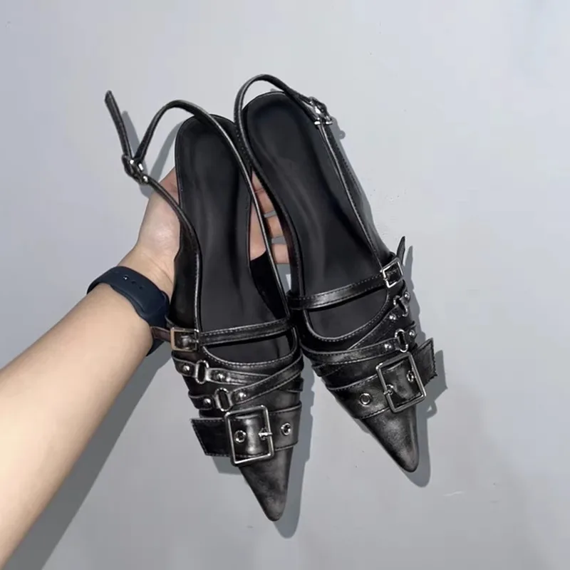 Pointed Toe High Heels Women W - Fashion Women Belt recension och pris