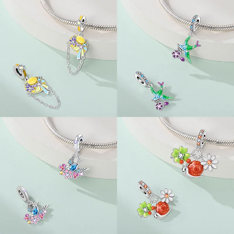 Silver-Plated Umbrella Charm B - Women'S Fashion Umbrella recension och pris