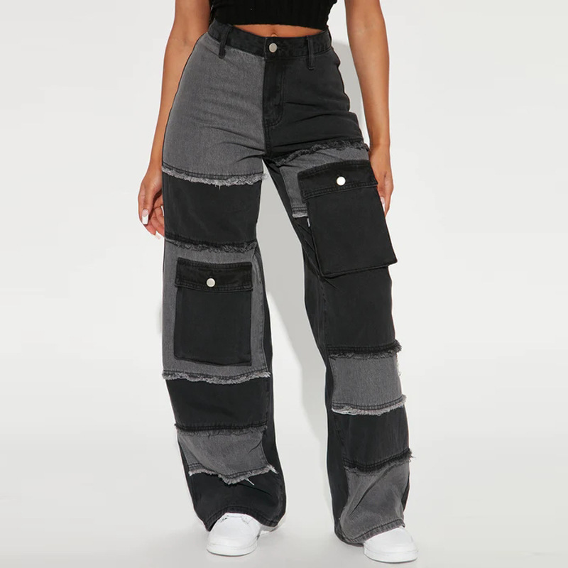Utility Style Color Block Mult - Women'S Fashion Utility Pants recension och pris