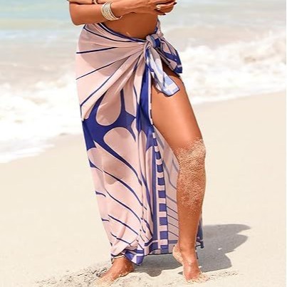 Pareo Dress Printed Beach Wome - Printed Wrap Skirt recension och pris