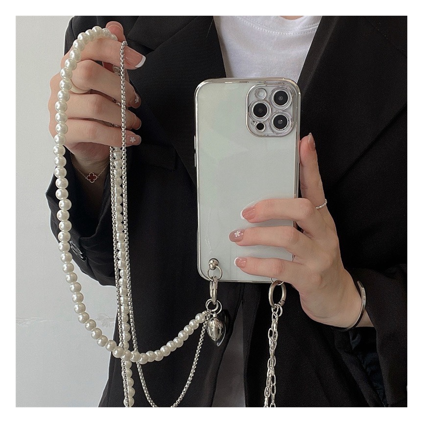 Long Pearl Phone Lanyard Handm - Fashion Women Picture recension och pris