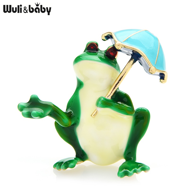 Wuli&baby Taking Umbrella Frog - Women'S Fashion Umbrella recension och pris
