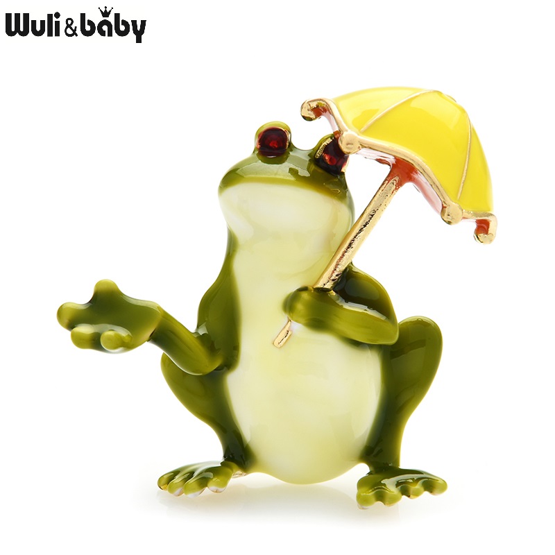 Wuli&baby Taking Umbrella Frog - Women'S Fashion Umbrella recension och pris
