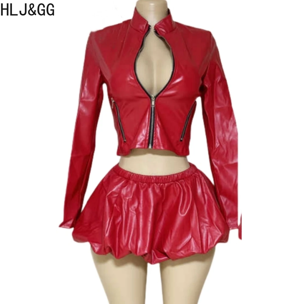 HLJ&GG Fashion Leather Zipper  - Women'S Fashion Leather Jacket recension och pris