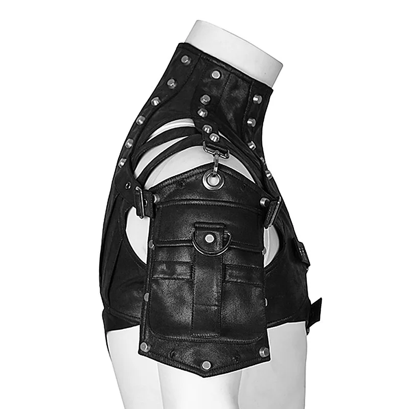 Steampunk Medieval Leather Arm - Women'S Fashion Leather Jacket recension och pris