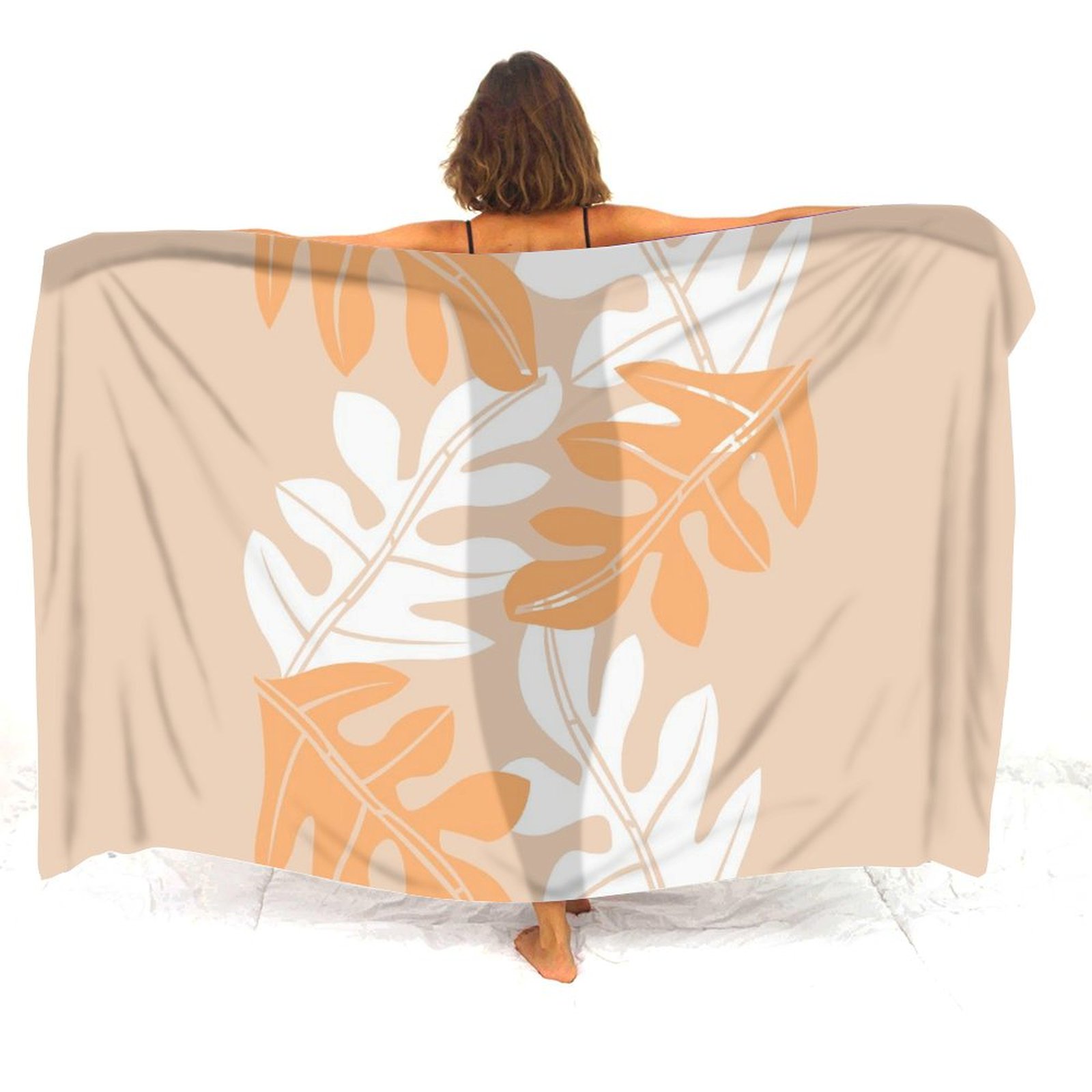 Customizable Polynesian Floral - Printed Wrap Skirt recension och pris