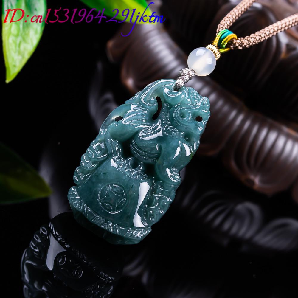 Burmese Jadeite Pixiu Pendant  - Women'S Fashion recension och pris