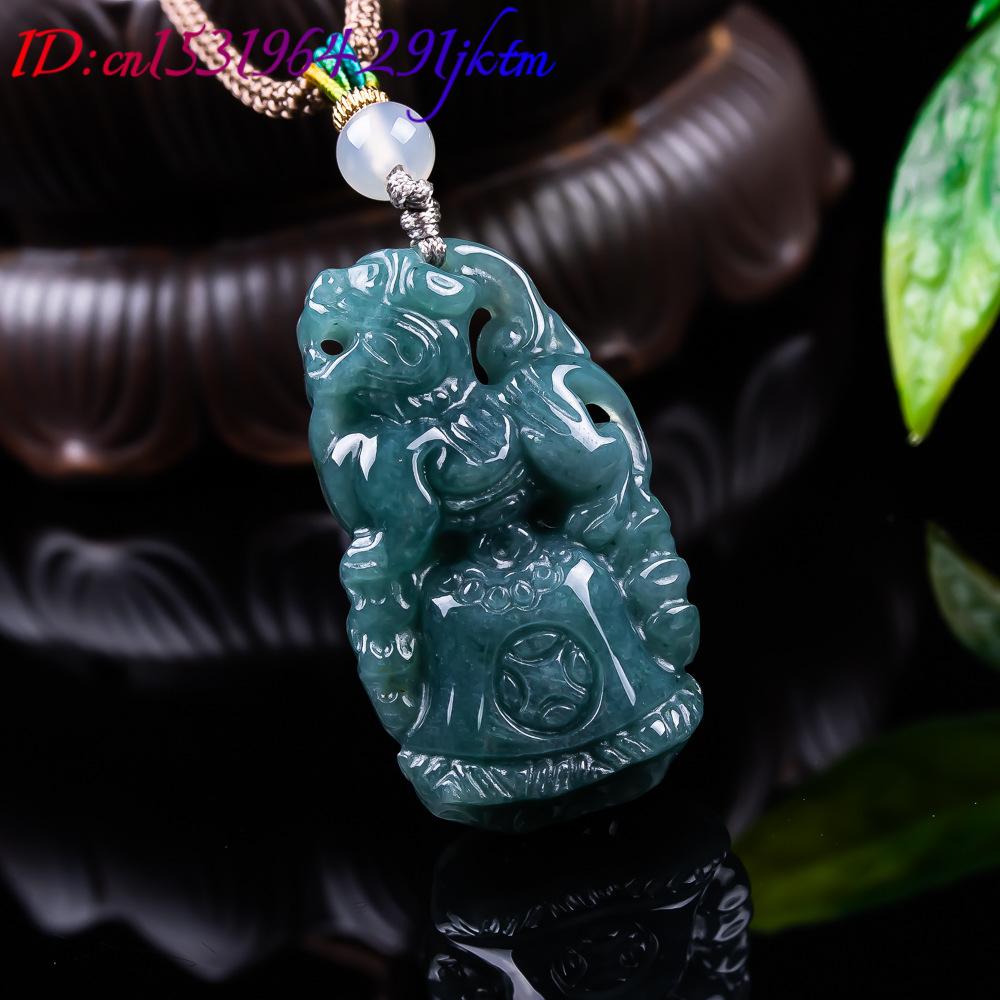 Burmese Jadeite Pixiu Pendant  - Women'S Fashion recension och pris