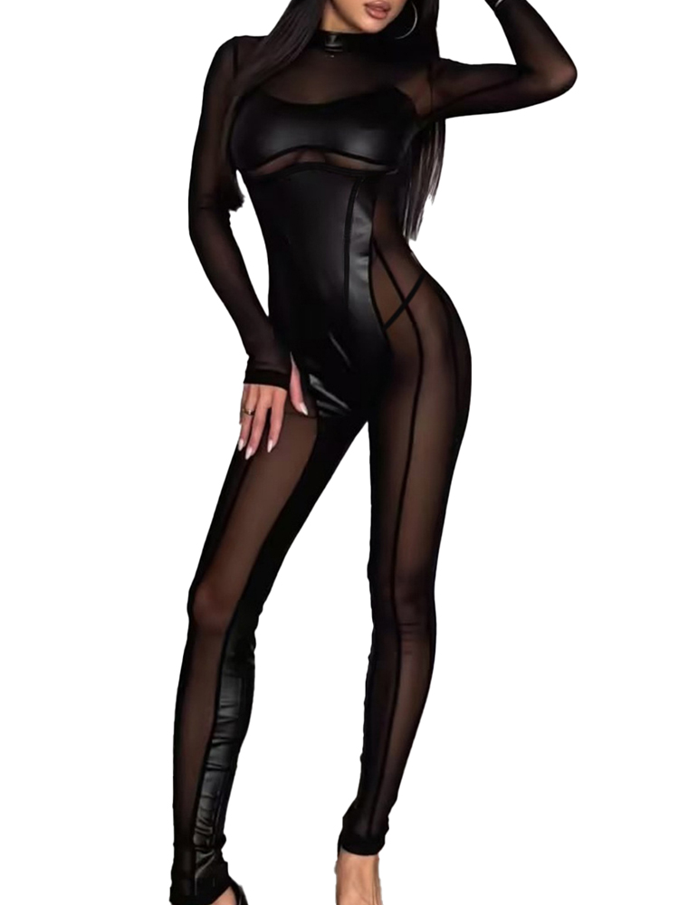 Fashion Spliced Mesh Back Zipp - Women Fashion Outfits recension och pris