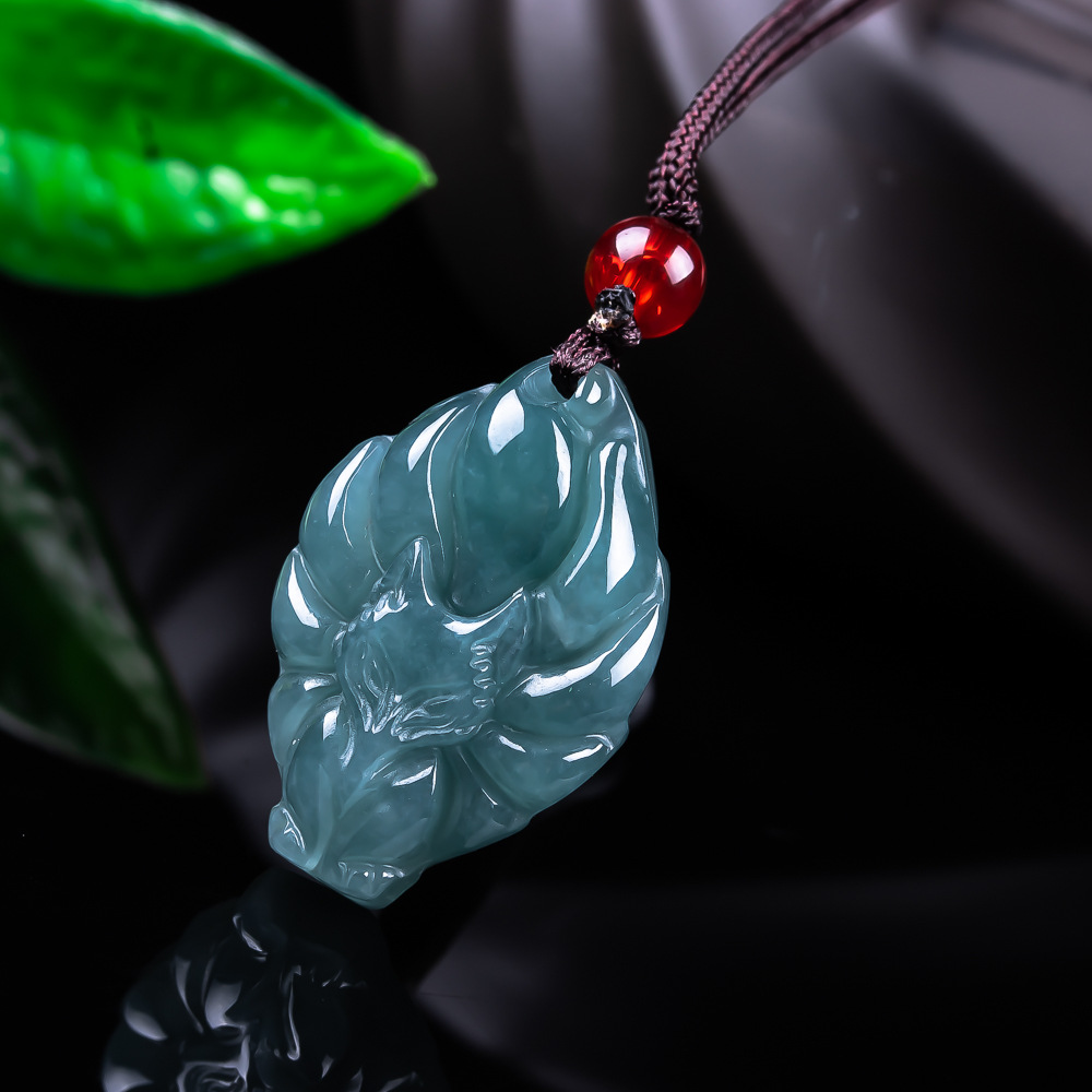 Natural Burmese Jadeite Fox Pe - Women'S Fashion recension och pris