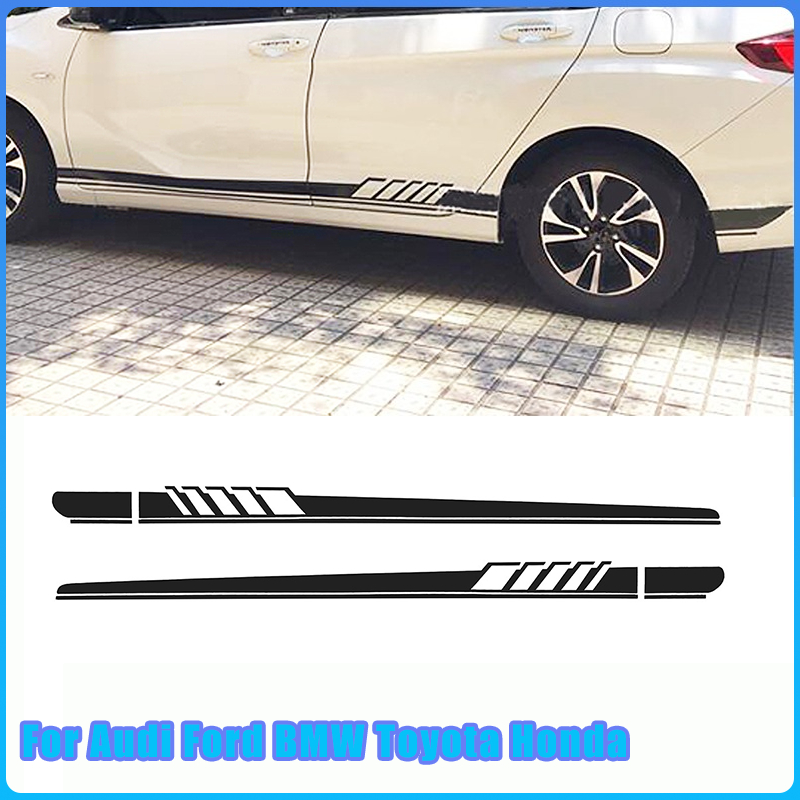 Car Door Side Stickers Wrap Ra - Printed Wrap Skirt recension och pris