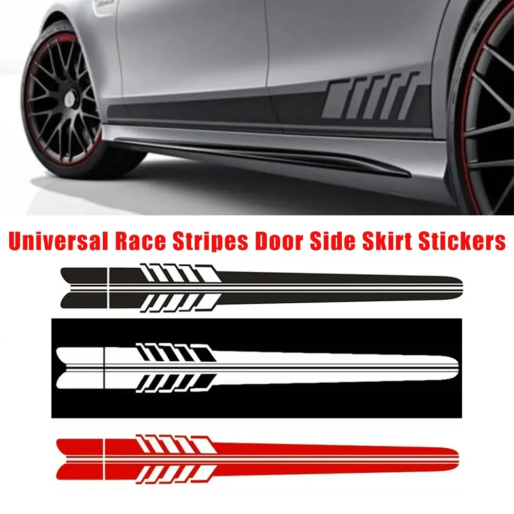 Car Door Side Stickers Wrap Ra - Printed Wrap Skirt recension och pris