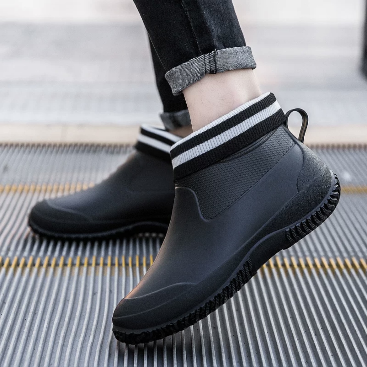 Fashion Couple's Rain Boots Ru - Women'S Fashion Gumboots recension och pris