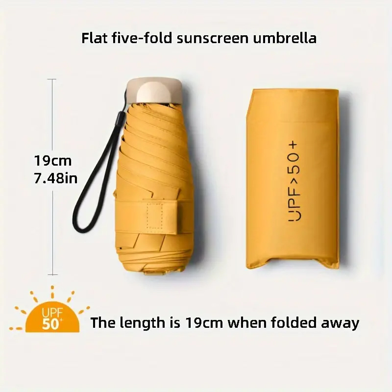 Small Folding Umbrella Sun Wom - Women'S Fashion Umbrella recension och pris