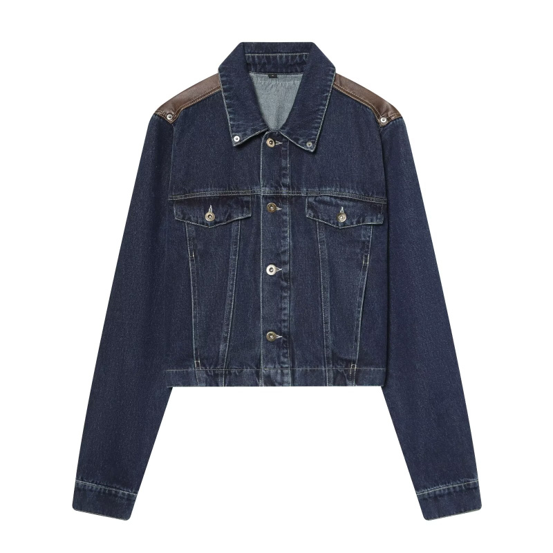 ETJ Women's Denim Jacket & Jea - Women'S Fashion Leather Jacket recension och pris
