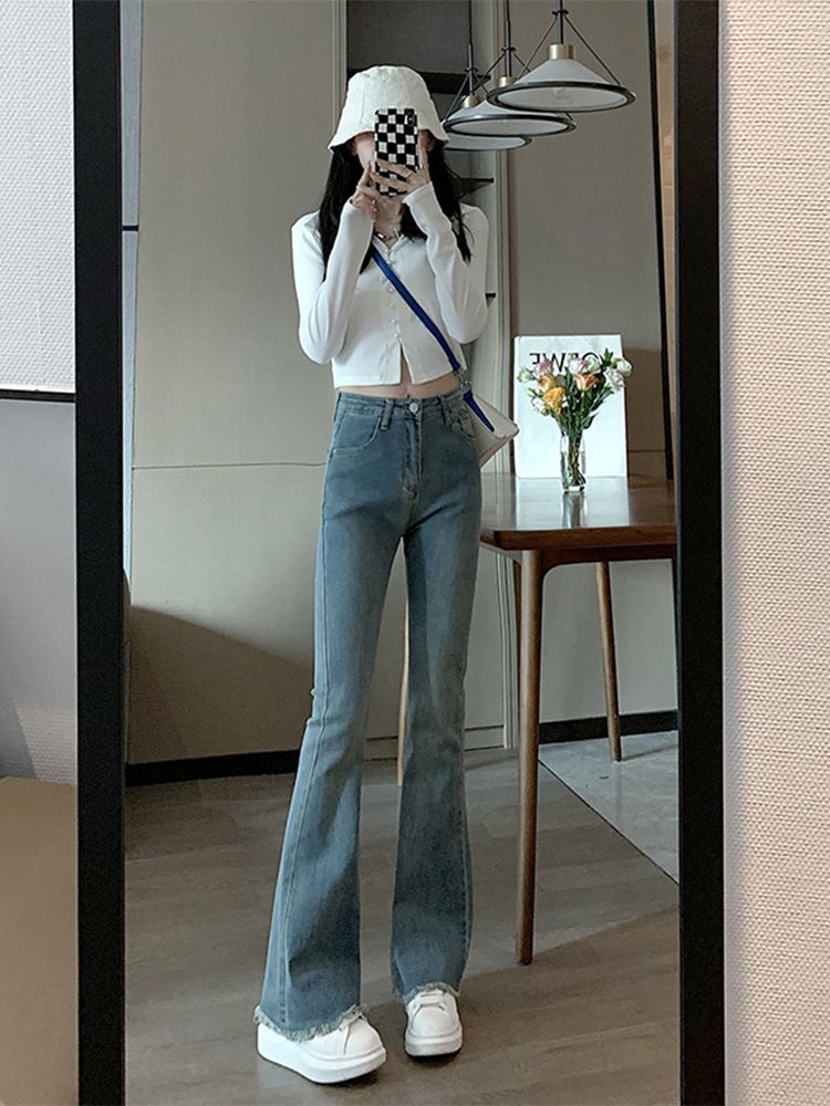 Wide Jeans Women Trousers With - Women'S Fashion Utility Pants recension och pris