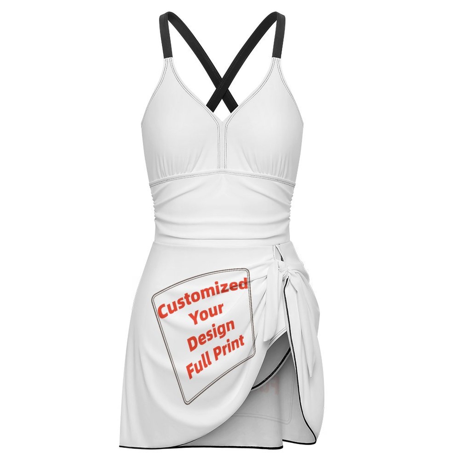 Custom Summer Long One Piece S - Printed Wrap Skirt recension och pris