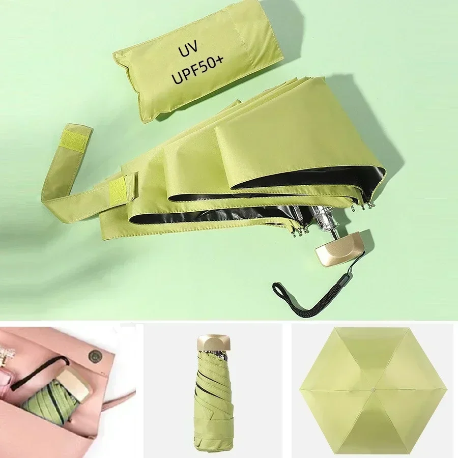 Mini five-fold umbrella sun pr - Women'S Fashion Umbrella recension och pris