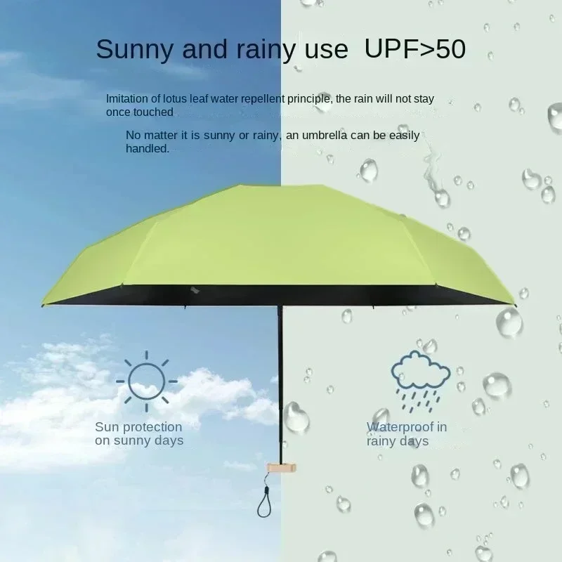 Mini five-fold umbrella sun pr - Women'S Fashion Umbrella recension och pris