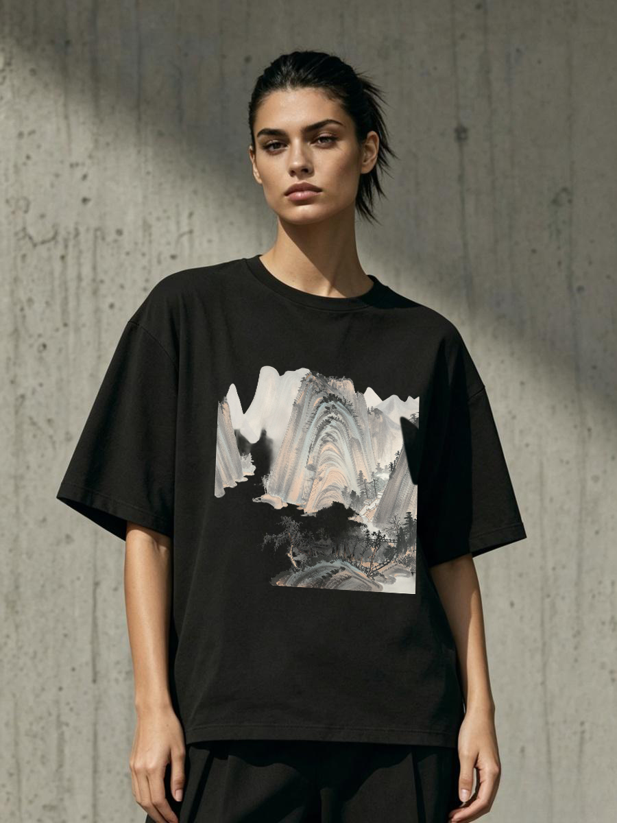 T Shirts Streetwear Oversized  - Women Fashion Brand Logo recension och pris