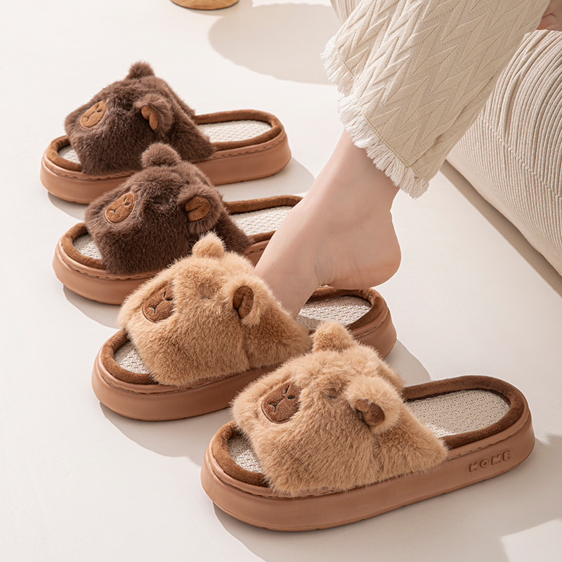 Hemp Cartoon Women's Slippers  - Women Fashion Ideas recension och pris