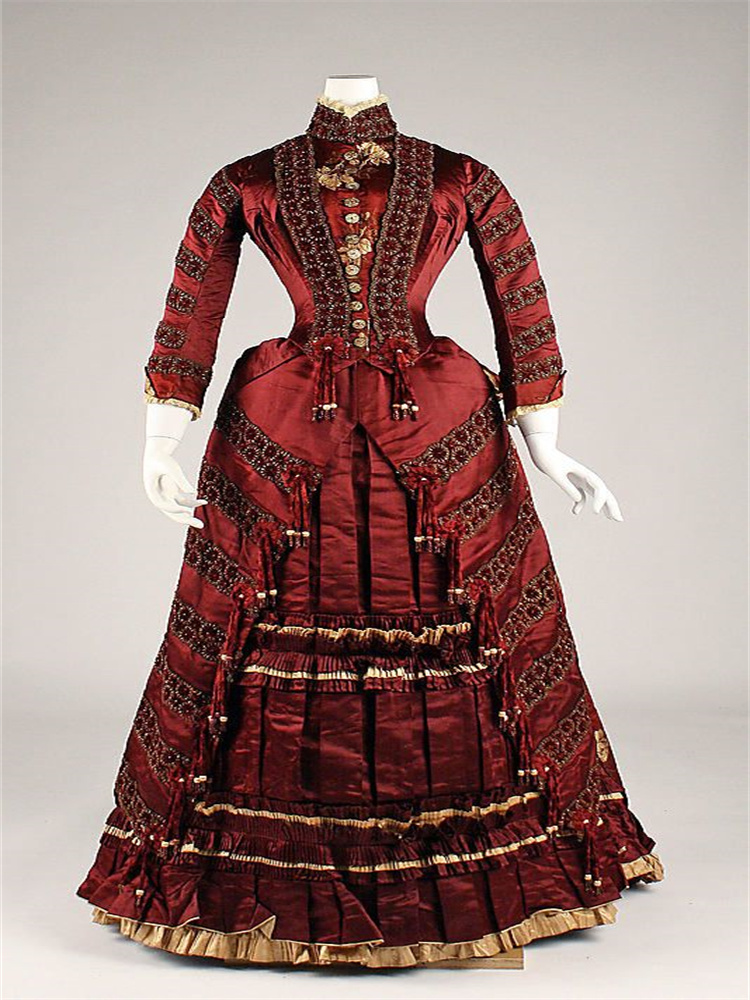 1890s Victorian Red Edwardian  - Women'S Fashion Victorian Era recension och pris