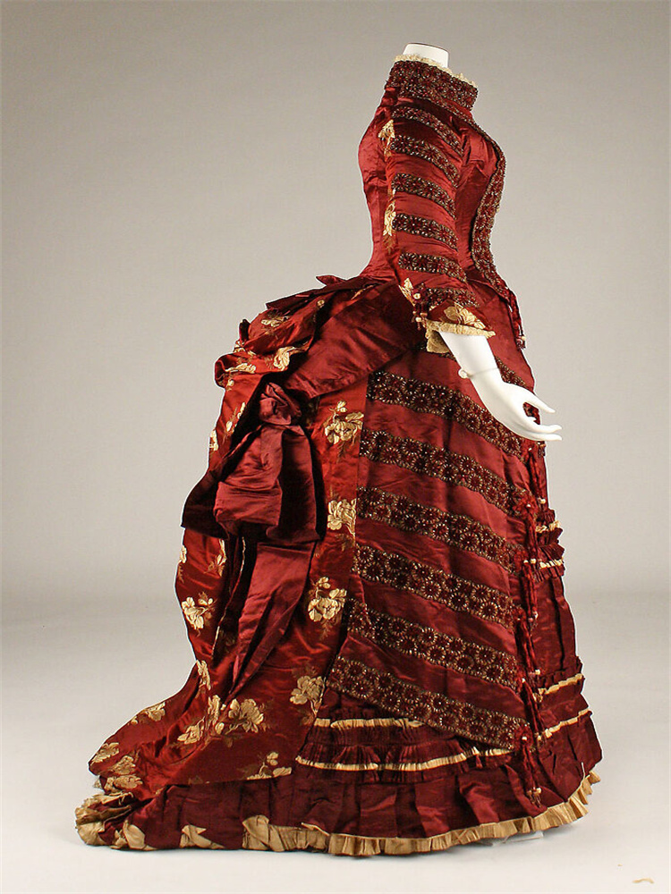 1890s Victorian Red Edwardian  - Women'S Fashion Victorian Era recension och pris