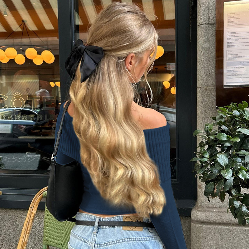 Street Fashion Off Shoulder To - Women Fashion Outfits recension och pris
