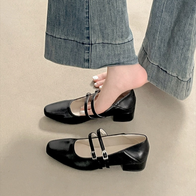 Square Toe Low Heel Women Silv - Fashion Women Belt recension och pris