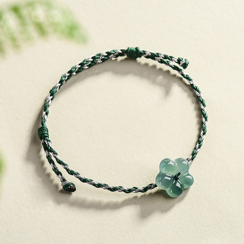Burmese Jadeite Flower Bracele - Women'S Fashion recension och pris