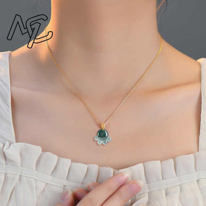 Natural Real Emerald Blue Wate - Women'S Fashion recension och pris