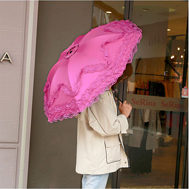 Fashion Lace Sun Umbrella Stro - Women'S Fashion Umbrella recension och pris