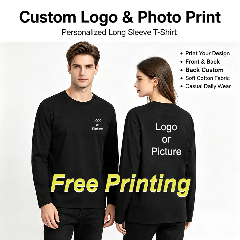 Customized Cotton Long Sleeve  - Women Fashion Outfits recension och pris
