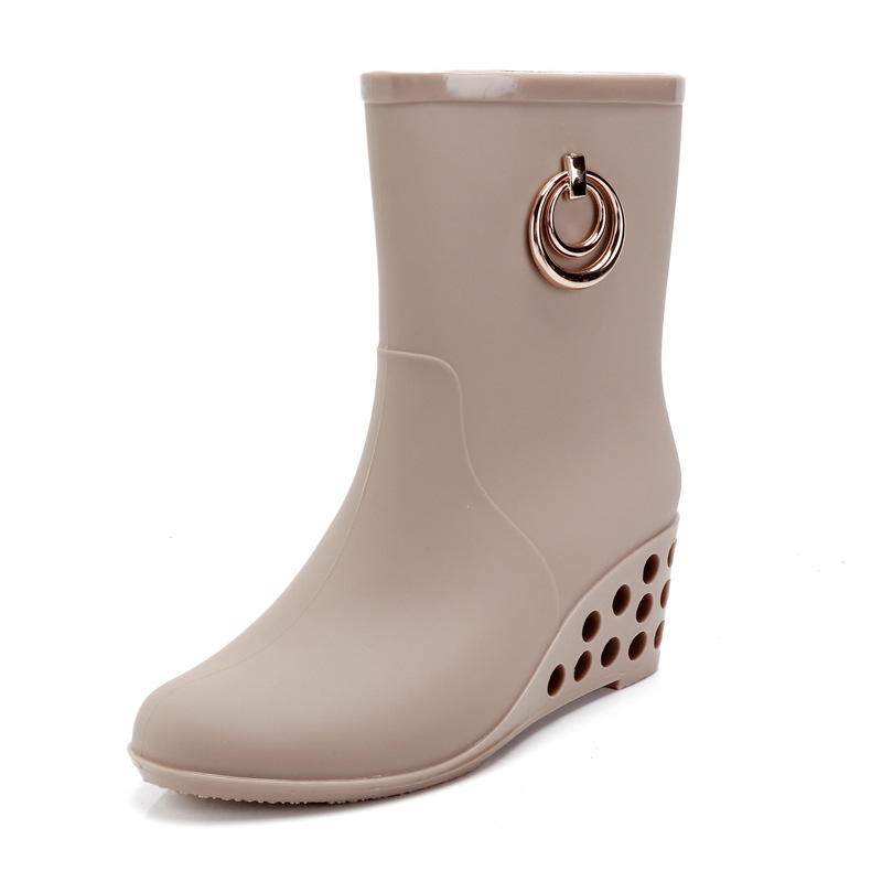 Fashion Wedge Heel Rain  Boots - Women'S Fashion Gumboots recension och pris