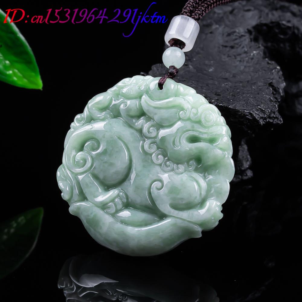 Natural Myanmar Jadeite Pixiu  - Women'S Fashion recension och pris